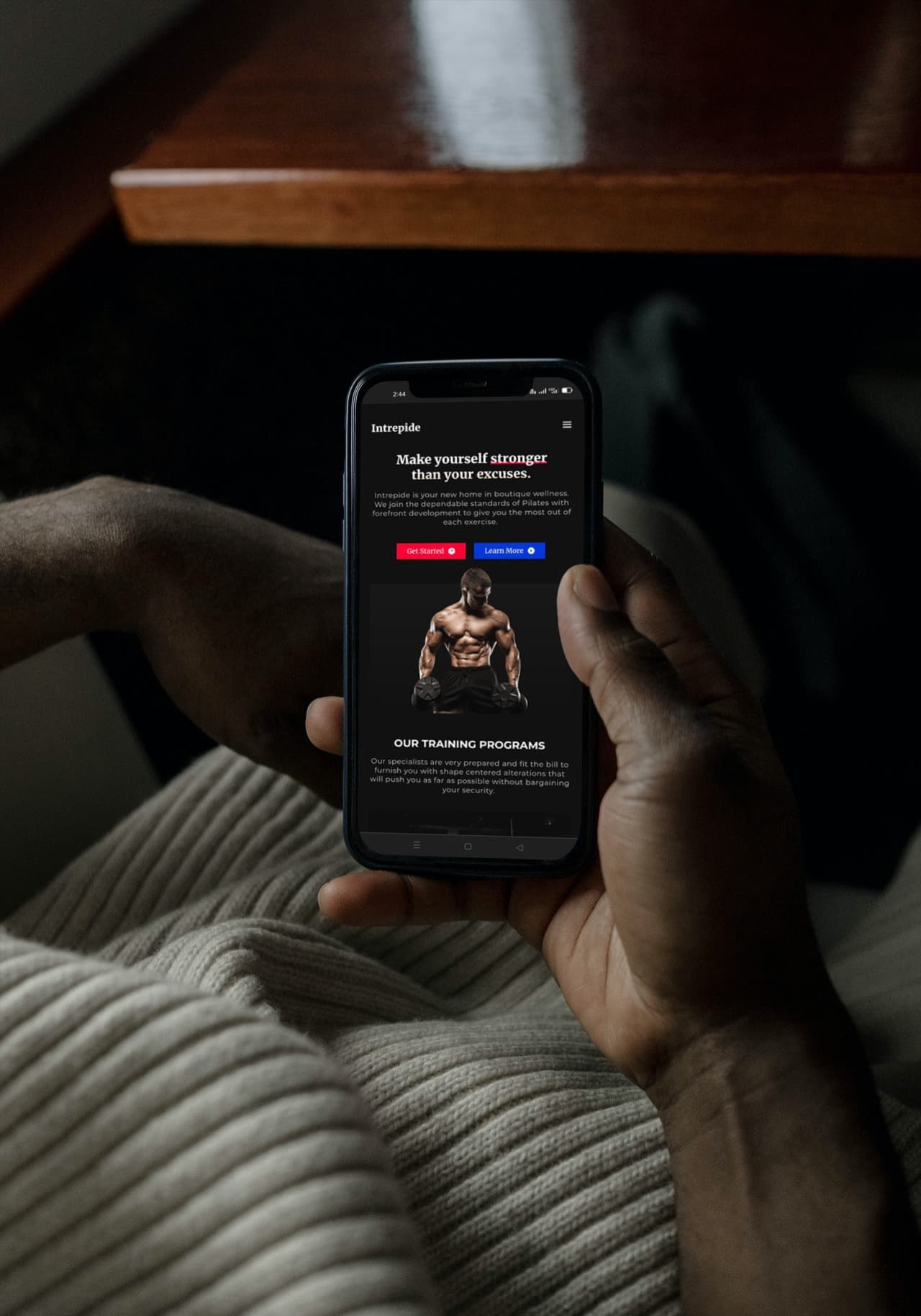 gym fitness website