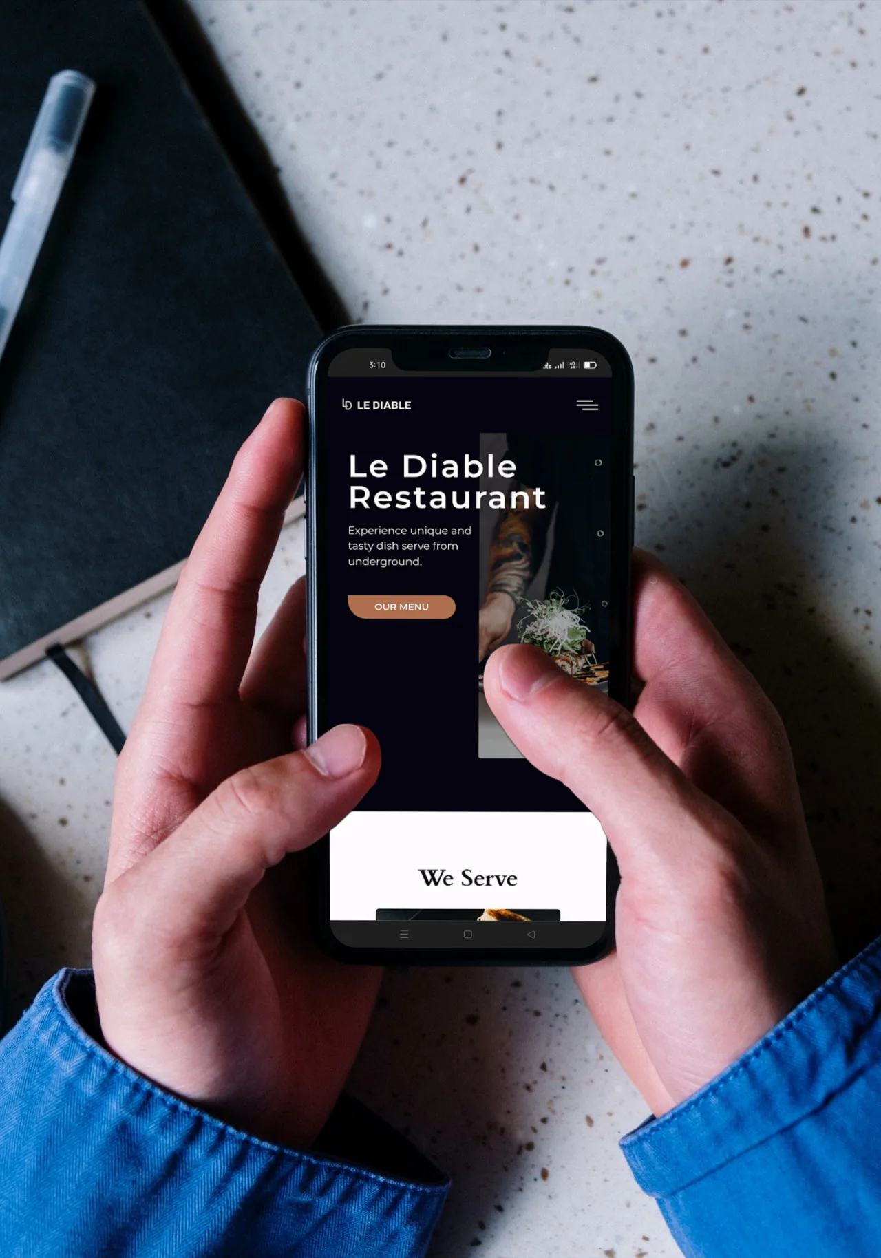 restaurant website