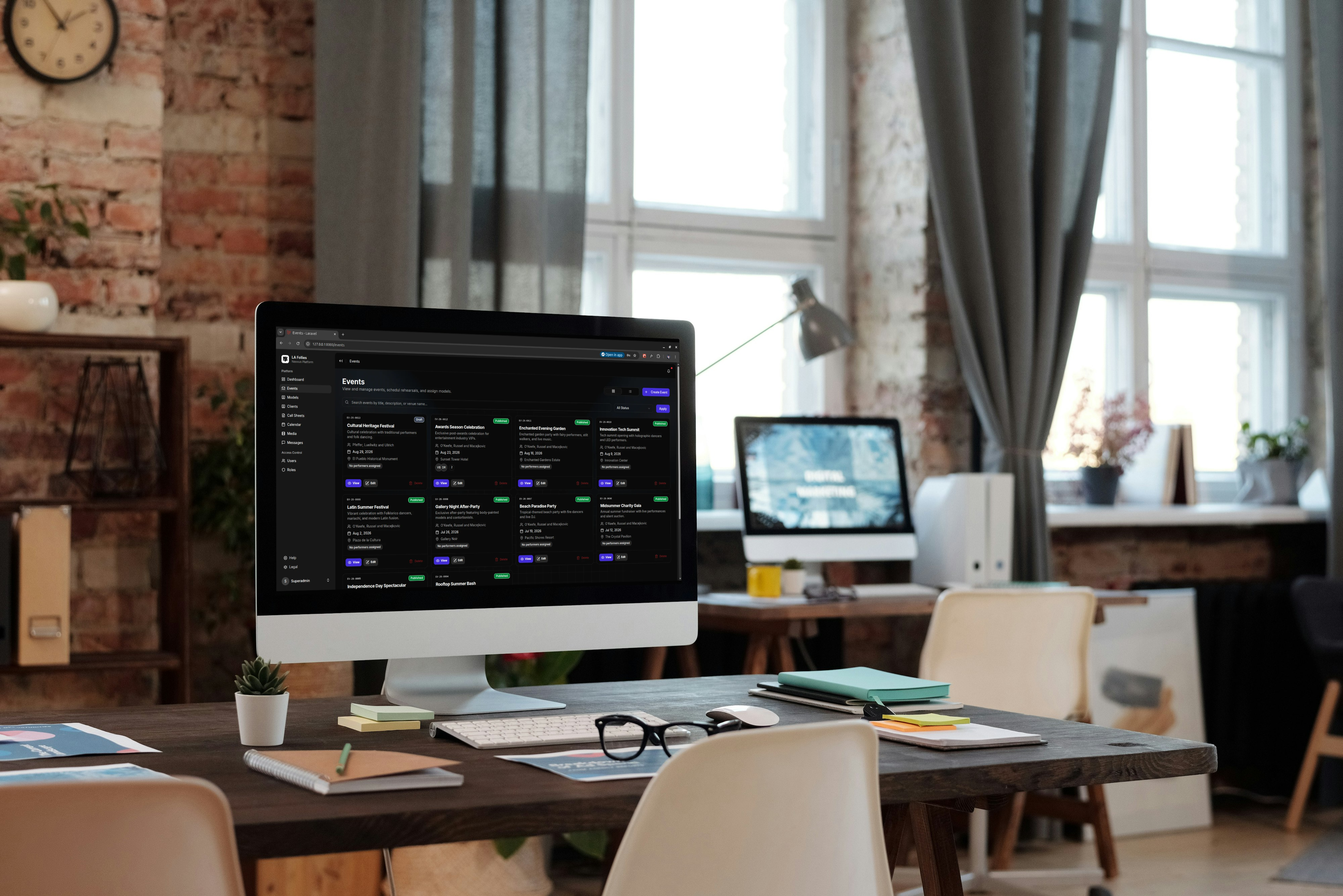 entertainment management platform