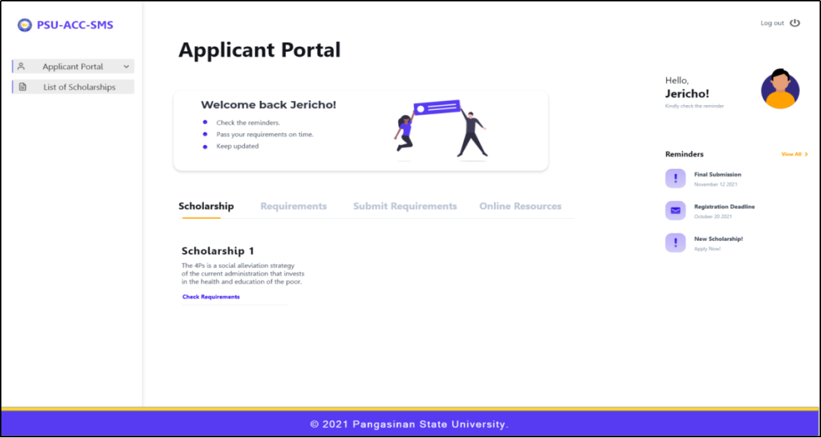 Applicant Portal